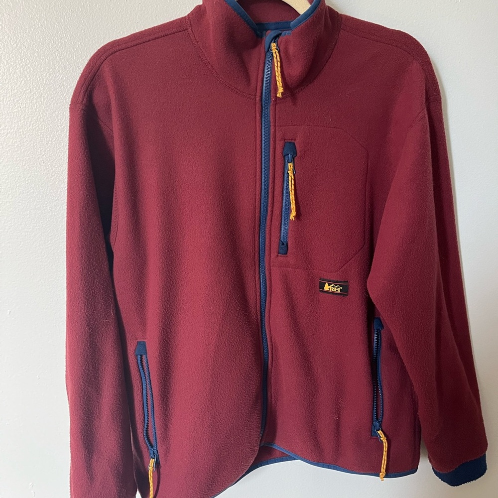 REI Co-op Trailsmith Red Fleece Jacket